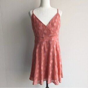 Dynamite coral pink sleeveless mini dress